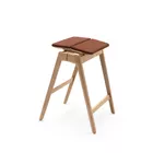 Knekk bar stool with fixed cushion from Fora Form