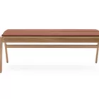 Knekk bench with fixed cushion Fora Form