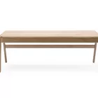 Knekk bench in solid oak Fora Form