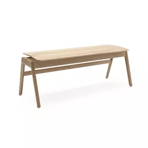 Knekk bench in solid oak from Fora Form