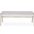 Knekk bench whitewashed