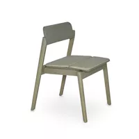 Knekk chair with seatcushion blended green