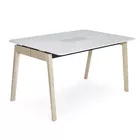 Knekk table 140x90 whitewashed