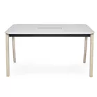 Knekk table 140x90 whitewashed Fora Form