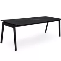 Knekk table 240x90 blackstained