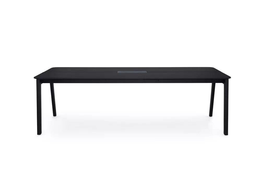 Knekk table 240x90 blackstained Fora Form