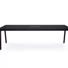 Knekk table 240x90 blackstained Fora Form