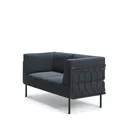 Kove 2 seter sofa med lav rygg modulsofa Fora Form