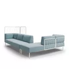 Kove hjørnesofa med høy gridd modulsofa Modal Mouliné Fora Form