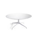 Kvart Ø120 møtebord helhvit Fora Form