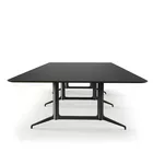 Kvart bord 360x160 Linoleum Charcoal 4166 Fora Form