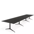 Kvart konferansebord 540x120 med kabelluke Fora Form