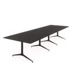 Kvart konferansebord 400x120 med kabelluke Fora Form