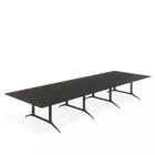 Kvart konferansebord 460x160 med kabelluke Fora Form