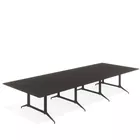 Kvart konferansebord 400x160 med kabelluke Fora Form