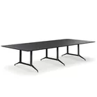 Kvart konferansebord 360x160 Linoleum Charcoal 4166 Fora Form