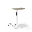 L bord 32x25x55 cm i hvitvasket eik Fora Form