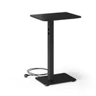 L bord 43x32 H65 cm sortbeiset eik Fora Form