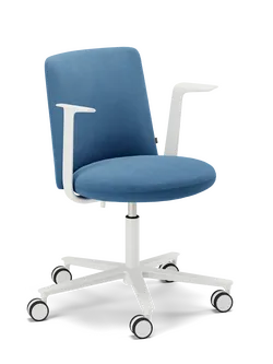 LOG chair 45 blue with armrest
