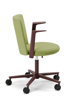 LOG chair side light green armrest