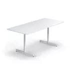 Myk bord 180x80 cm hvit laminat Fora Form