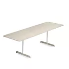 Myk bord 240x80 cm hvitvasket eik Fora Form