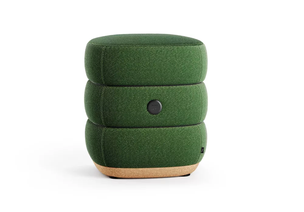 ODD Plus ottoman with el in Twill Wool 2201 from Fora Form