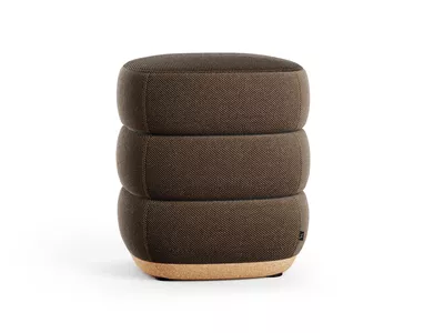ODD an ottoman in Twill Wool 1202 from Fora Form
