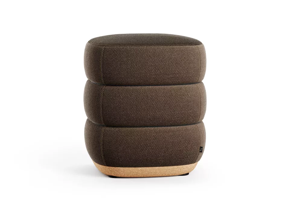 ODD an ottoman in Twill Wool 1202 from Fora Form