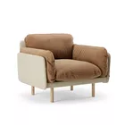 Otis stol i hud og tekstil soft seating fra Fora Form