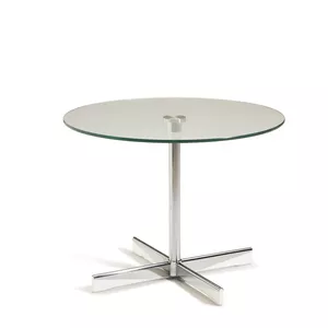 Planet bord klart glass hvite labber Ø70 Fora Form