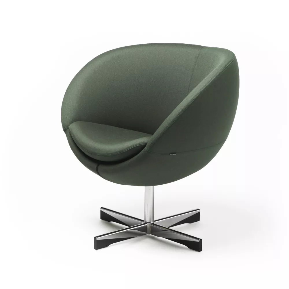 Planet stol i grønn tekstil Fora Form