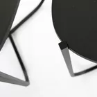 Root bord Valchromat bordplate og firkantrør Fora Form