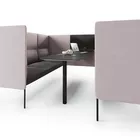 Senso Alkove 2x3 seter med sort bord Fora Form