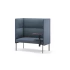 Senso 15 seter med høy rygg og L Fixed bord Fora Form