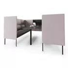 Senso Alkove 2x3 seter med sort bord Fora Form