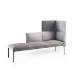 Senso 3 seters hjørnesofa i grå tekstiler fra Fora Form