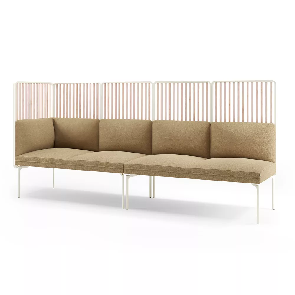 Senso Frame 4seter sofa med ett hjørne fra Fora Form