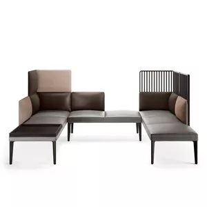 Senso 7seter sofa med miks av Frame og høy rygg fra Fora Form