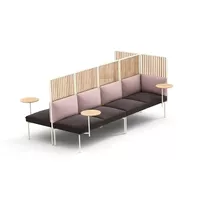 Senso Frame sofa med påmonterte S bord fra Fora Form LR