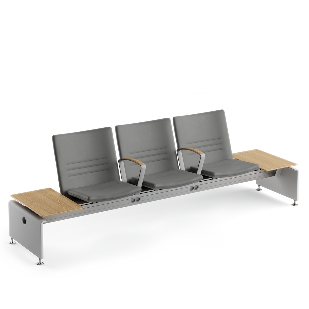 Transeat 3 seter med sidebord i heltre eik Fora Form