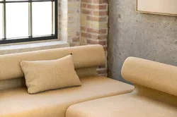 Up sofa and cushions at Fora Form showroom in Copenhagen