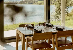 Fora Form Knekk tablesetting in Elva Restaurant
