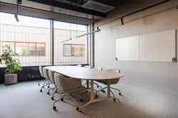 Dwell chairs and Kvart table from Fora Form photo by Kevin Fauske