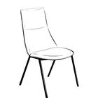 Fjell 4 ben medium rygg