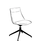 Fjell 4er kryss glider lav rygg