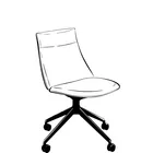 Fjell 4er kryss hjul lav rygg