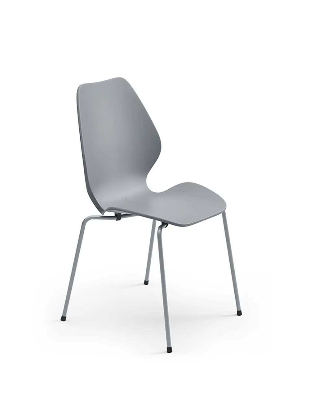 City 4 legged base medium grey plastic