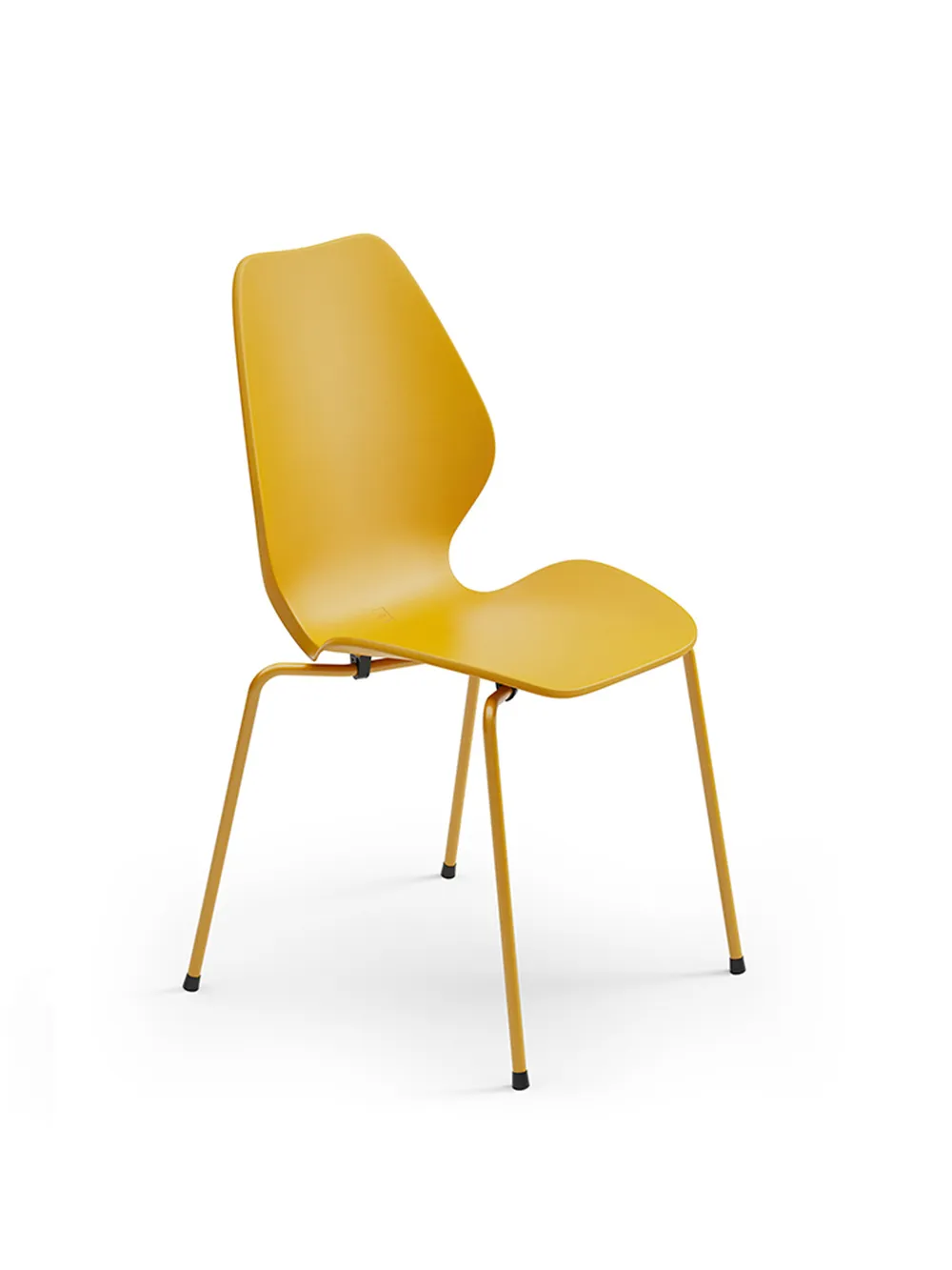 City 4 legged base yellow plastic