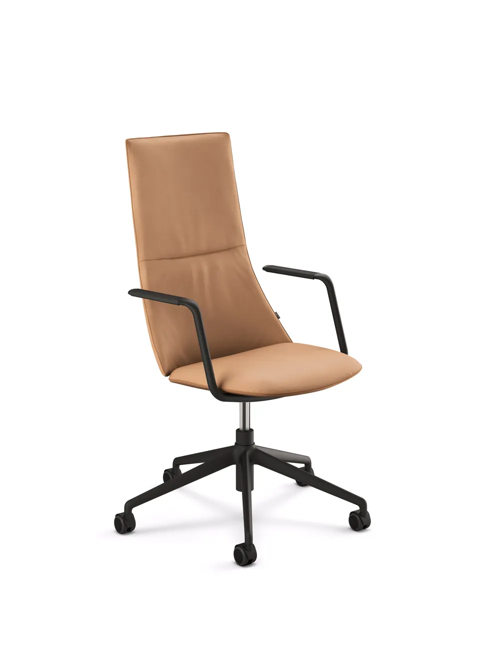 Fjell 5 star base castors high back armrest